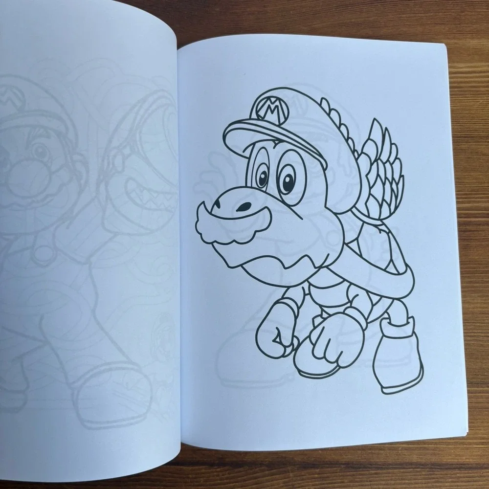 Super Mario Activity Book for Kids Coloring Puzzles Mazes Paperback